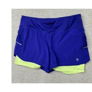 Athleta Women's Blue Athletic Shorts Size L #61685